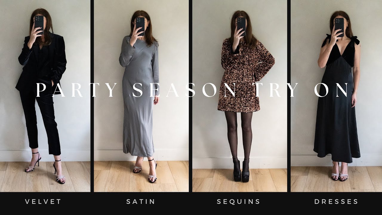 Party Wear Try On | Holiday Party Season Outfits 🎉