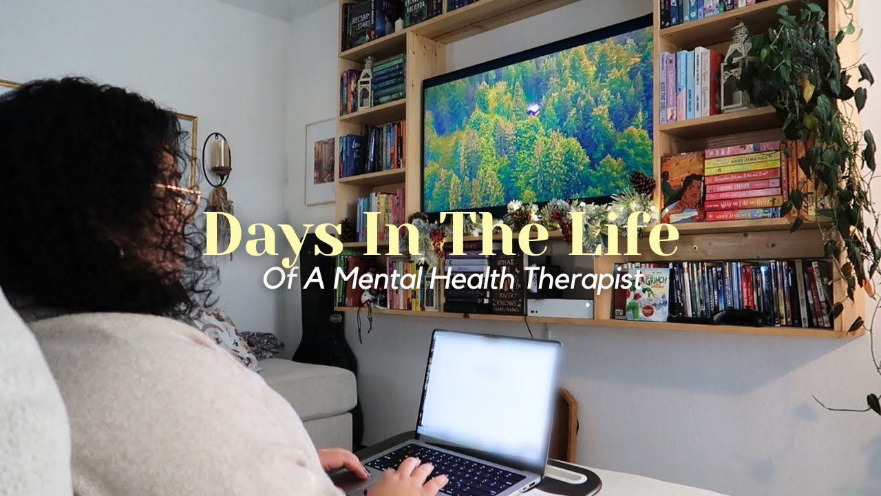 Days In The Life Of A Mental Health Therapist | Writing Progress Notes, 2025 Vision Board, Self-Care