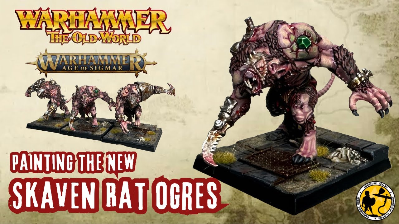 Warhammer: The Old World | How To Paint The New Skaventide Rat Ogres