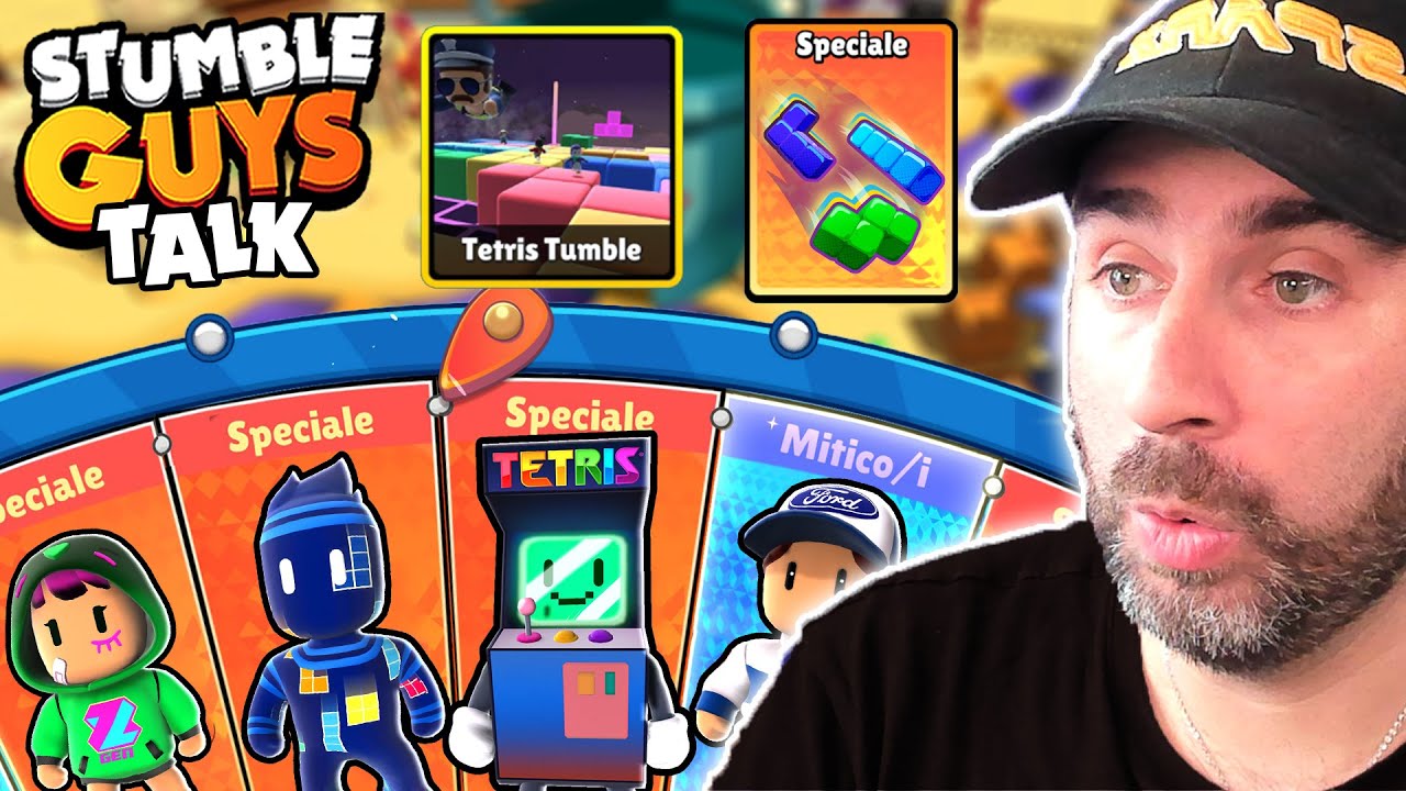 STUMBLE TALK: NUOVA EMOTE SPECIALE, NUOVE LOBBY, MAPPA TETRIS su STUMBLE GUYS 0.62