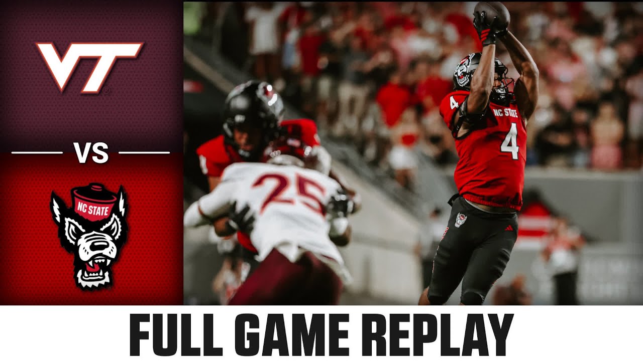 Virginia Tech vs NC State Full Game Replay | 2025 ACC Football