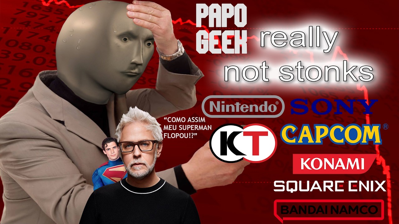 PG - GRANDES DOS GAMES, QUEDA BRUTAL! E TEM UM PORQUE! + NETFLIX CONFIRMOU, SUPERMAN DE GUNN FLOPOU!