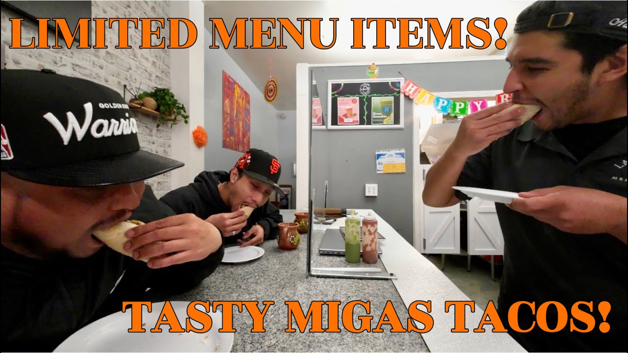TASTEGOOD TV x LA JOYA CAFE | LIMITED MENU ITEMS | TASTY MIGAS TACOS | SAN FRANCISCO, CA