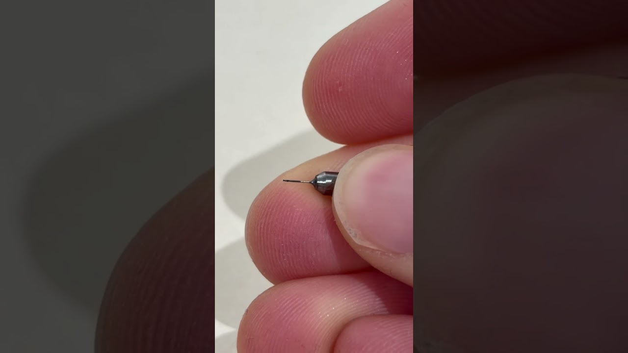 Fingerprint-scaled PCD End Mill.🔍 #microtools #solutions #pcdtools #manufacturing