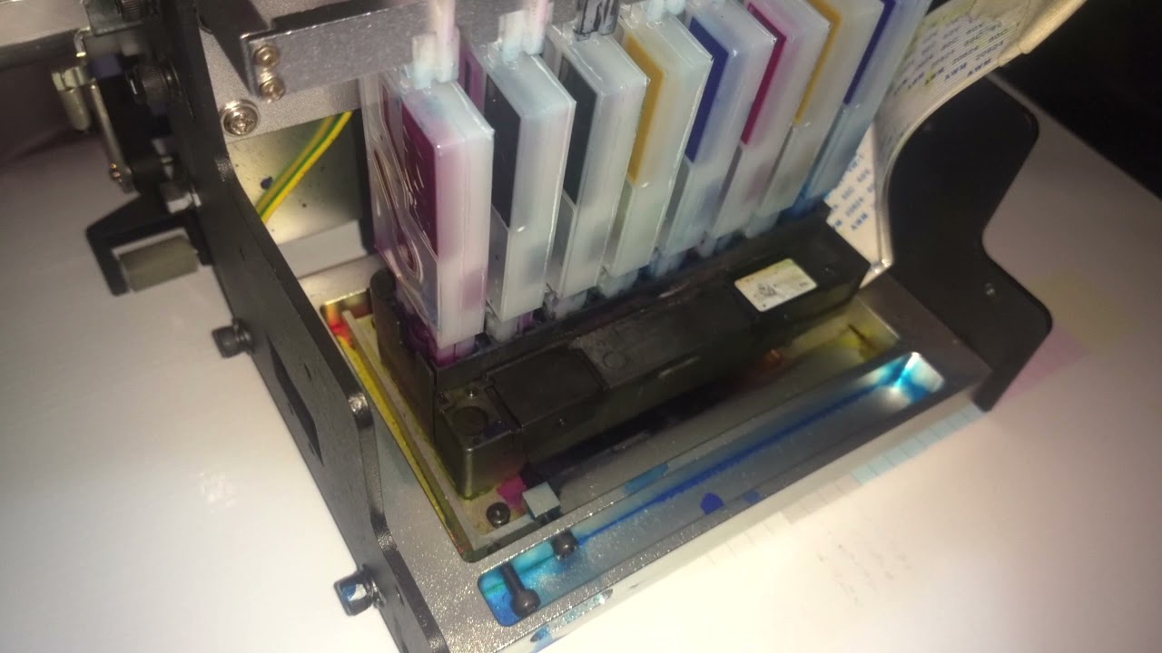 Cabeça DX5 -  PAROU/FALHOU? + dica de conversão de tinta (Plotter de Impressão Ampla Cromax)