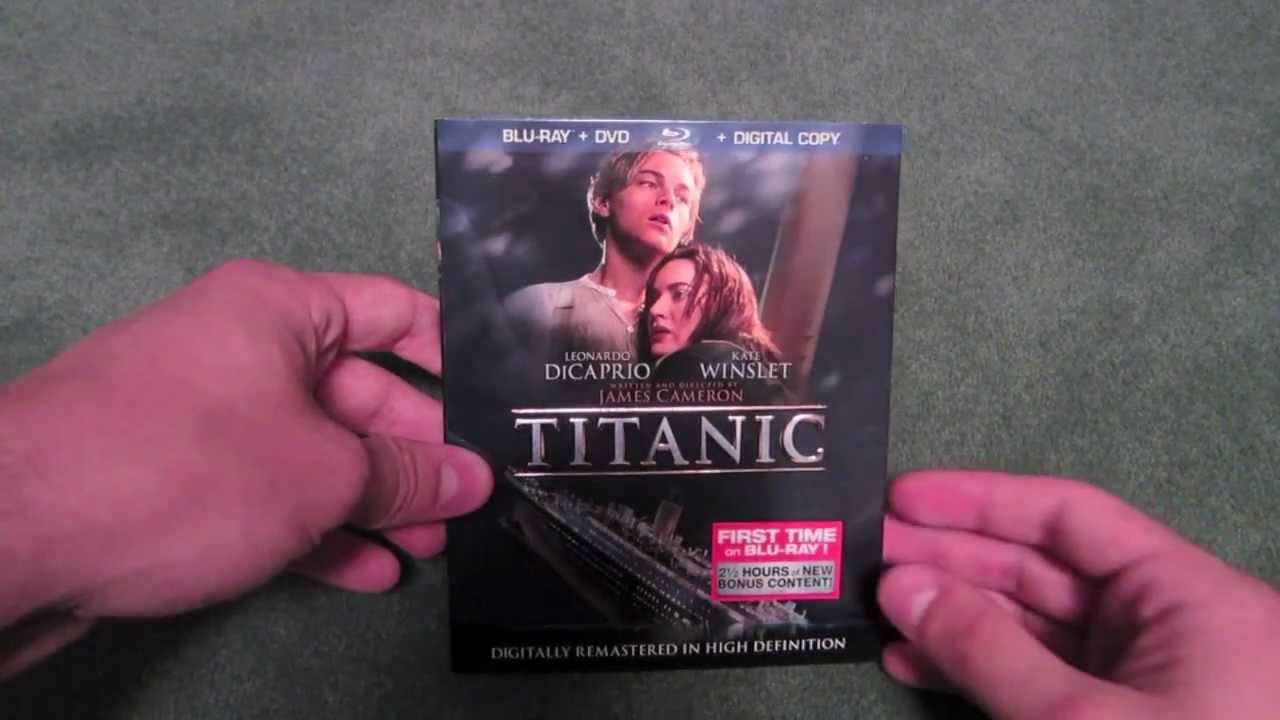 Unboxing Titantic Blu Ray Combo Pack