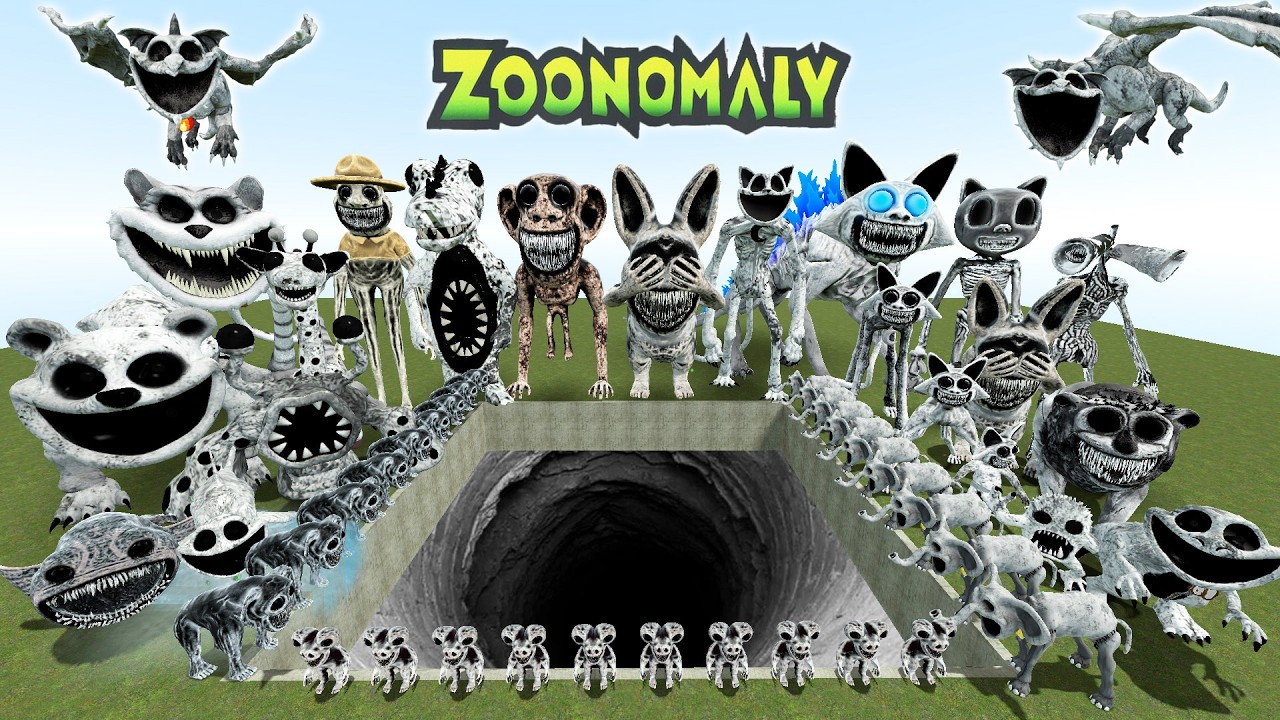 DESTROY ALL ZOONOMALY MONSTERS FAMILY in TOXIC POOL - Garry's Mod