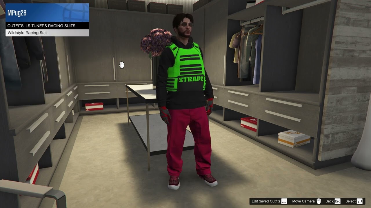 Grand Theft Auto V Online, Checking Outfits