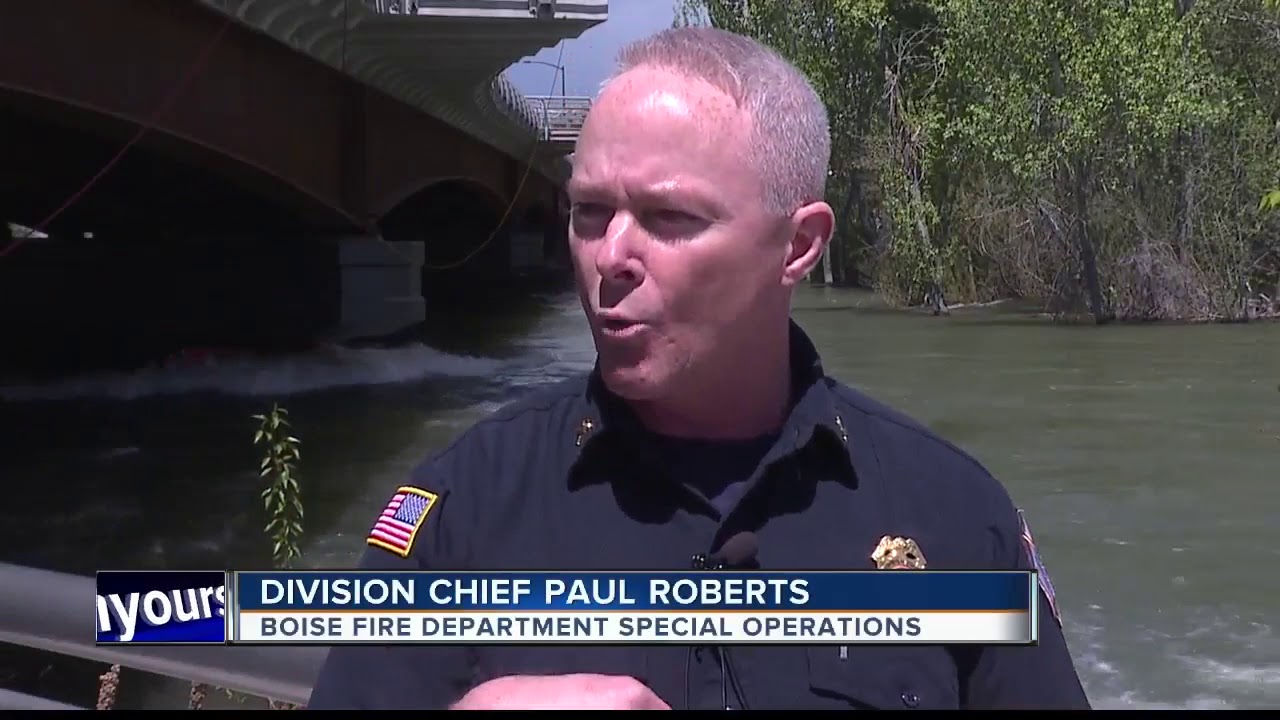 Boise Fire Department training turns into a real-life water rescue