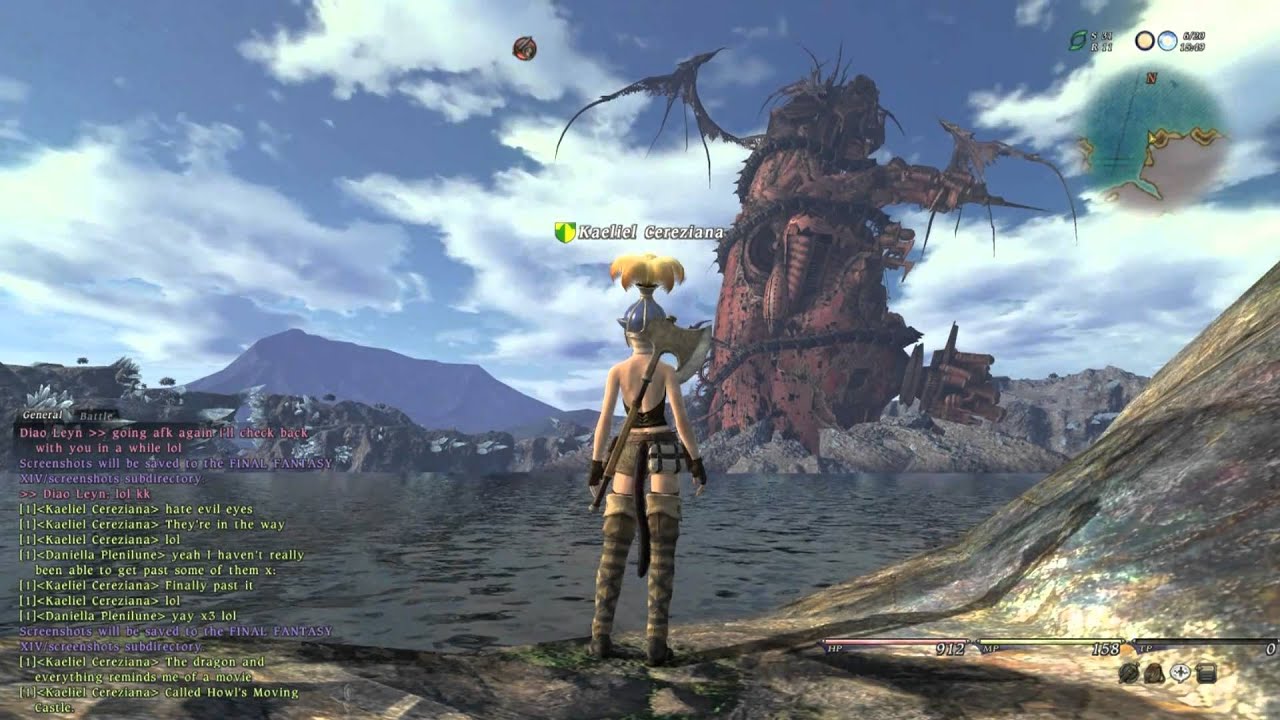 Exploring in Mor Dhona