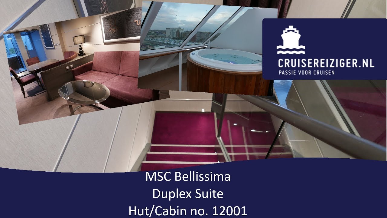 MSC Bellissima Duplex suite no. 12001