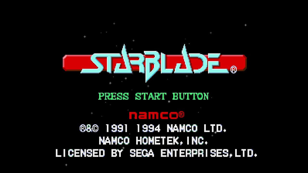 StarBlade (スターブレード) . [Mega CD - TechnoSoft, Namco]. ALL.