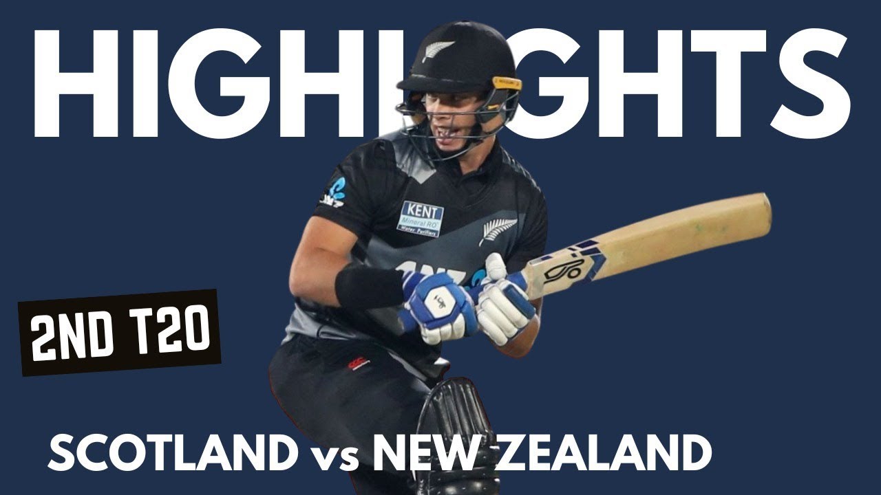 New Zealand vs Scotland 2nd T20 Highlights 2022 | NZ vs SCO