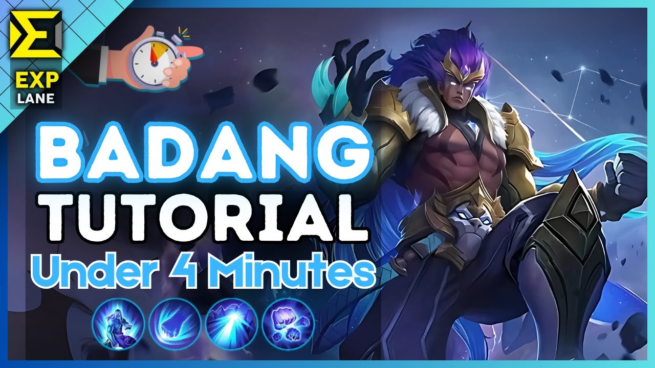3-Minute Badang Tutorial in the EXP Lane || (MLBB S37) 2025