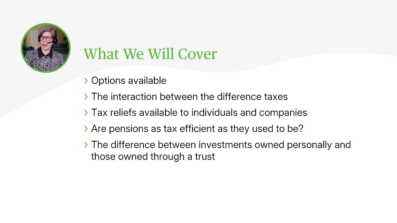 Tax Efficient Investments - A 30 Minute Guide for Private Client Advisors - Webinar