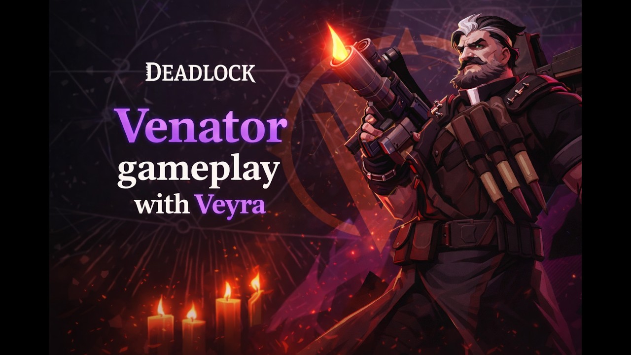 Deadlock UPDATE! Veyra gameplay - Venator / Дедлок ОБНОВЛЕНИЕ! Веура гемлпей - Венатор