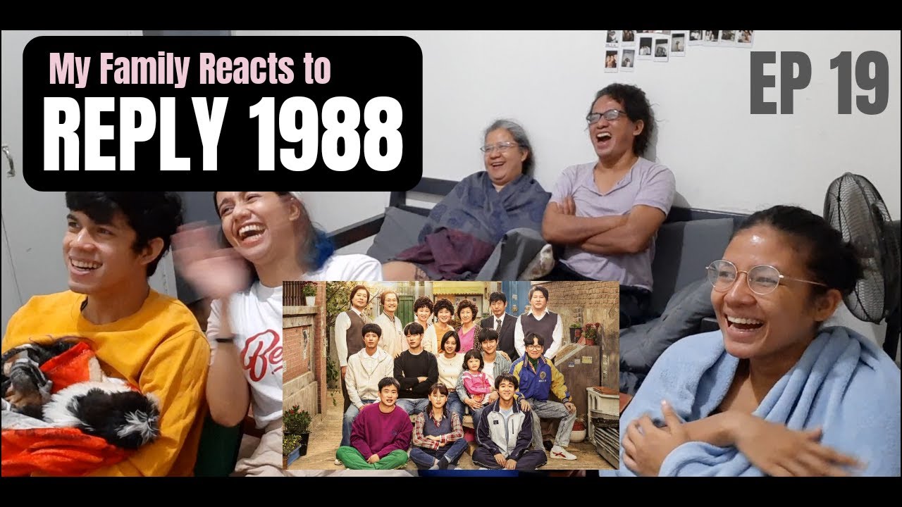 REPLY 1988 Reaction Video (응답하라 1988 반응) My Family Reacts to Ep 19 - Part 1