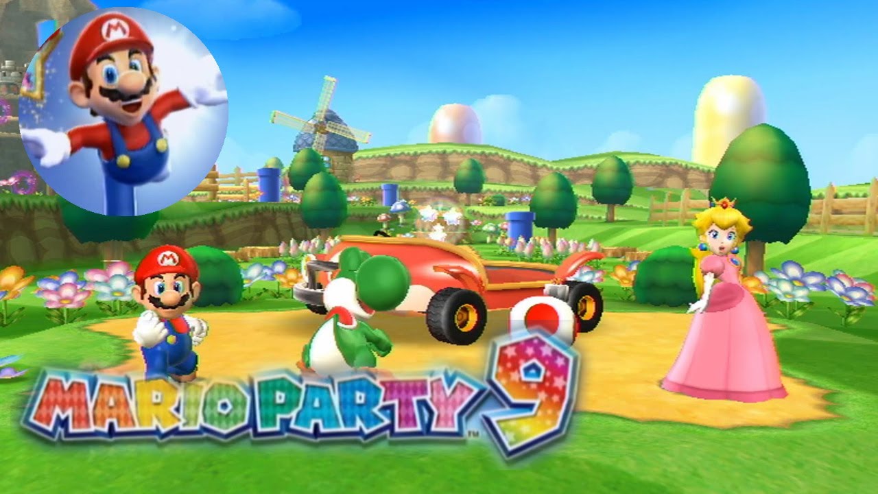 Mario Party 9 HD - Toad Road - Mario vs Yoshi vs Toad vs Peach! #2