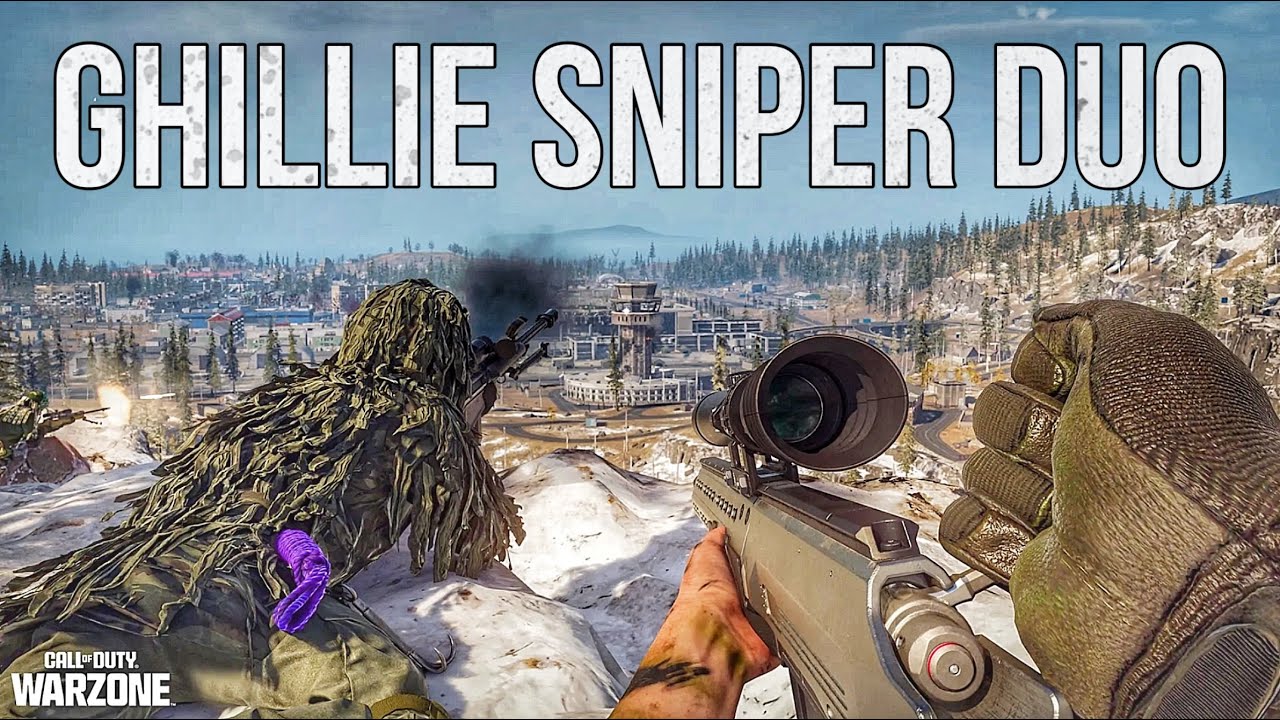 We Became GHILLIE SUIT SNIPER DUO In Warzone VERDANSK