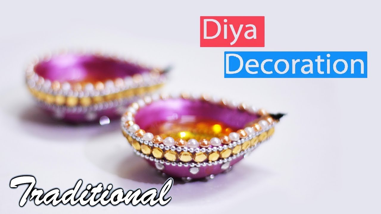 Diwali Special | How to decorate traditional Diya At home | Diwali Decoration
