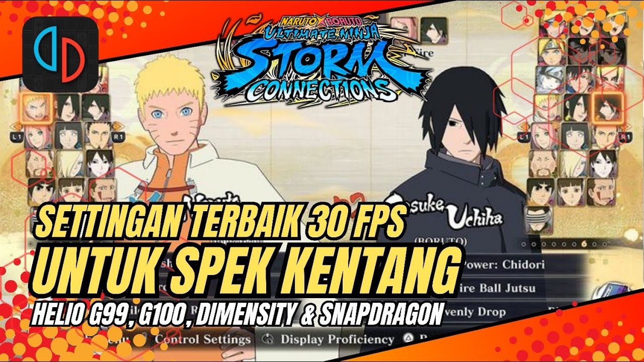 30 FPS! Atasi Lag Naruto Storm Connection Yuzu Emulator, Uzuy MMJR & Yuwin| Mediatek Helio G100