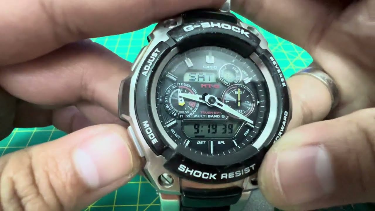 Chỉnh Giờ Đồng Hồ Casio GShock MTG-1500 (How To Set The Time And Date Casio GShock MTG-1500 )