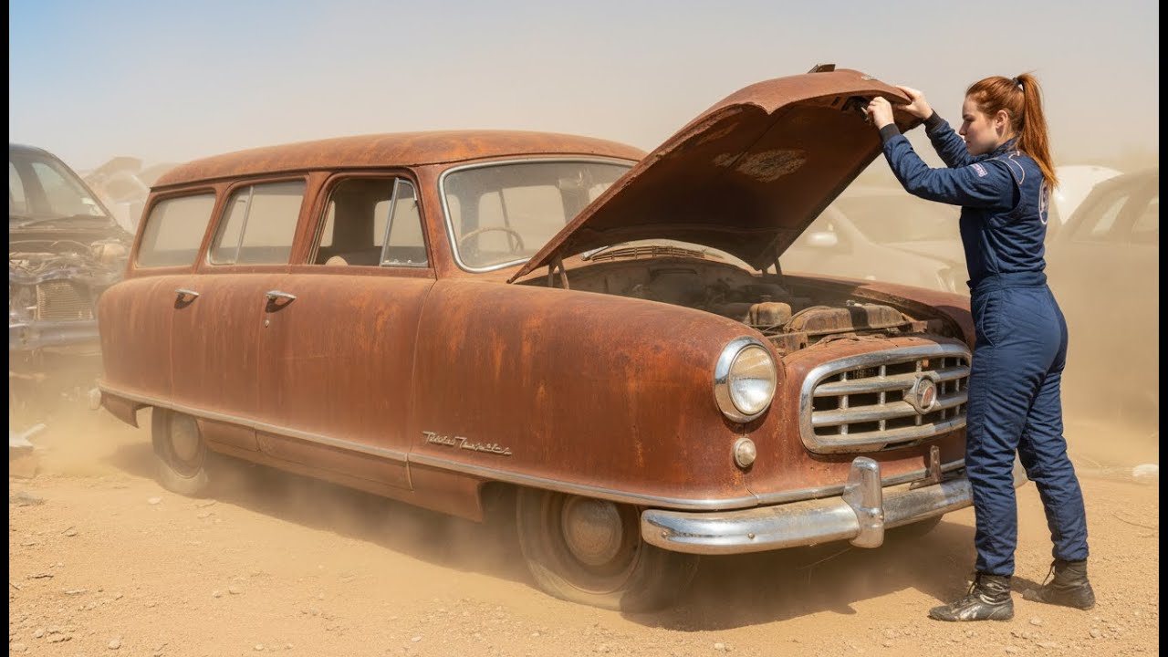 ASMR Car Restoration  1949 Nash Rambler Station Wagon  Full Showroom Rebuild 4K POV