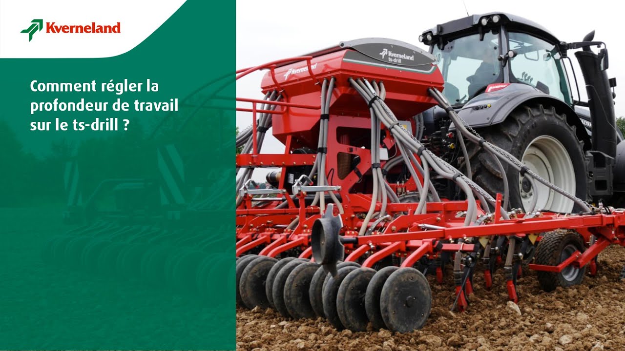 Comment régler votre semoir ts-drill ?