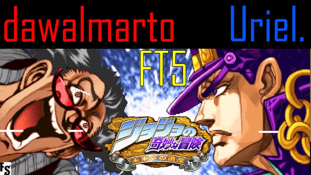 JJBA: Heritage for the Future - dawalmarto [Alessi] vs Uriel. [Jotaro/Hol Horse] (Fightcade FT5)