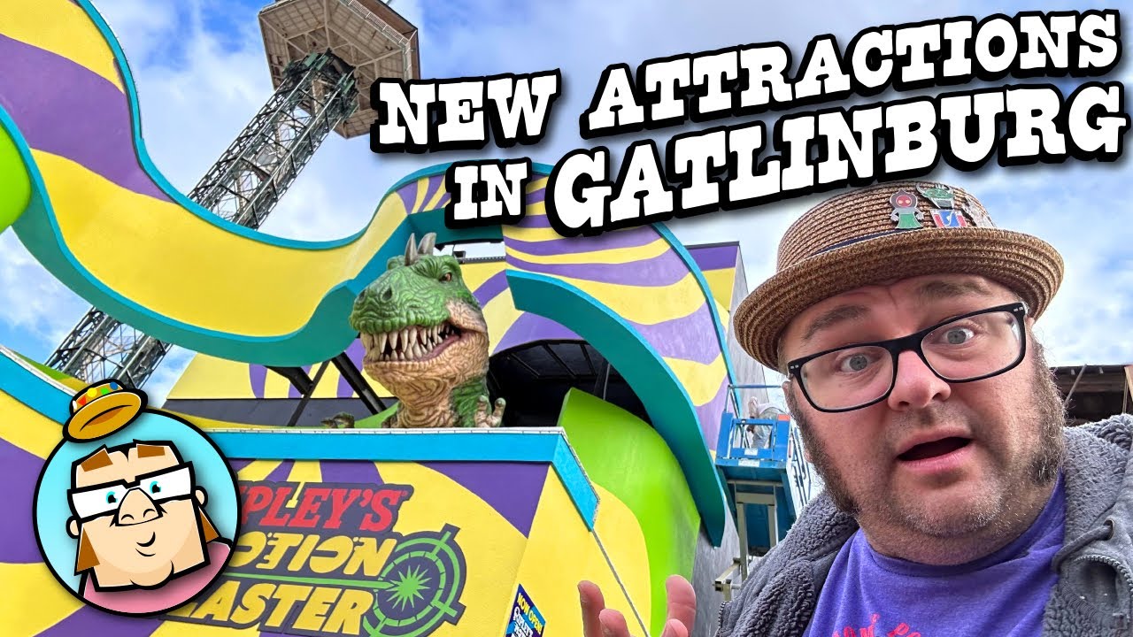 NEW Attractions in Gatlinburg - Ripley's Motion Blaster and Bodies Human - Anakeesta Christmas
