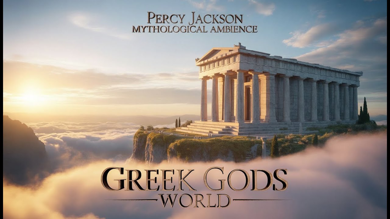 Percy Jackson Mythological Ambience | Greek gods World | Mythical Realms | Relax & Deep Focus Music