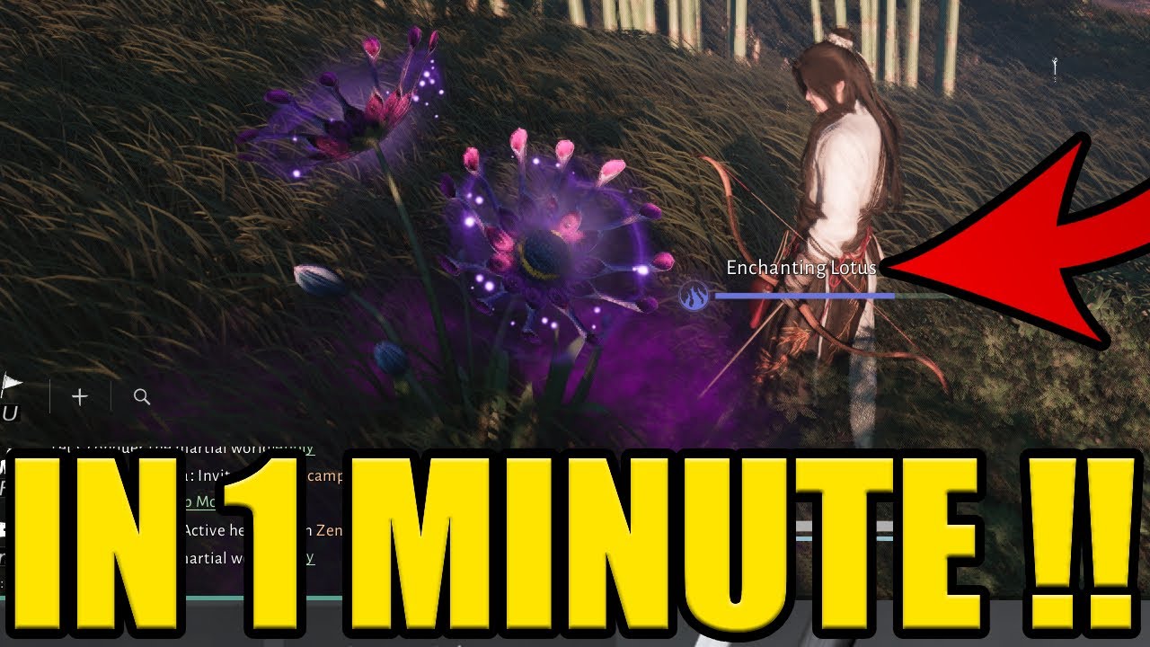 HOW to FARM ENCHANTING LOTUS in WHERE WINDS MEET ✅PURPLE FLOWER✅