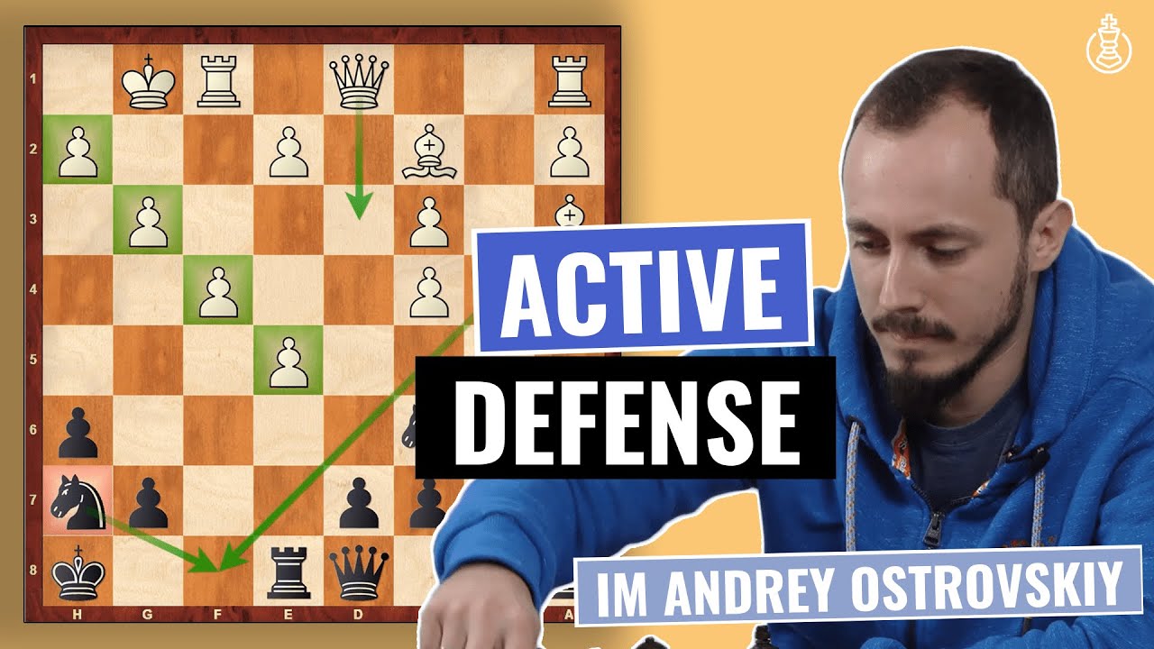 Reduce the Pressure with Active Defense | Defense & Counterattack | IM Andrey Ostrovskiy