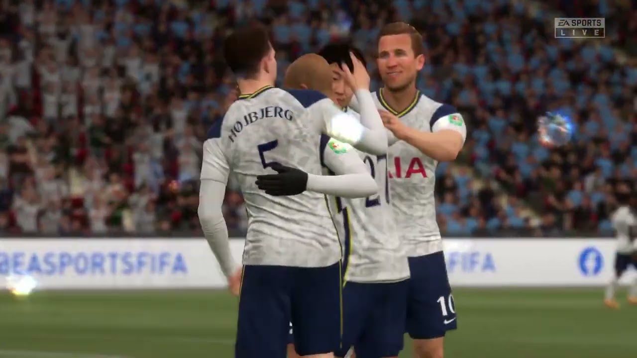 Fc 21 Tottenham v Man City Carabao cup Semi final. Episode 1