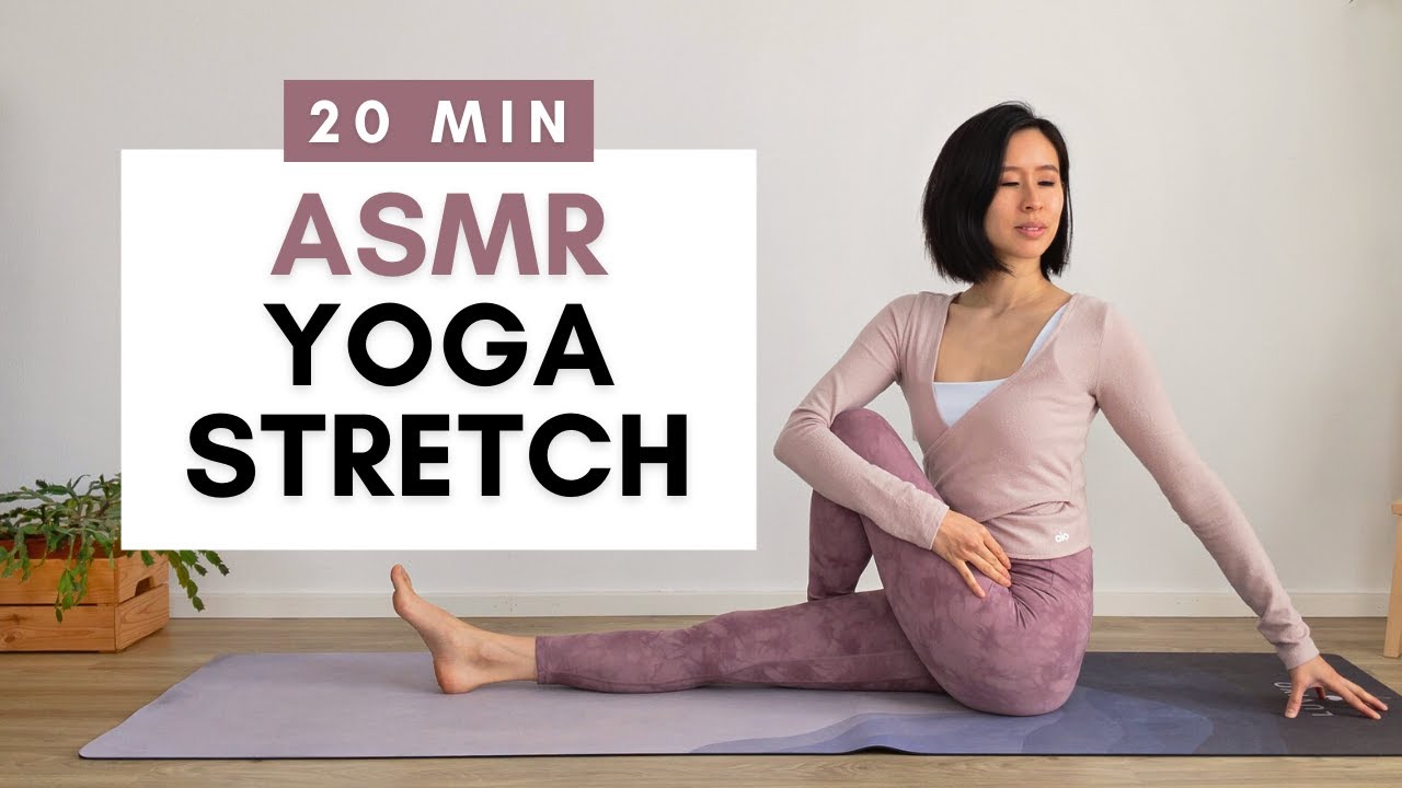 20 MIN ASMR YOGA STRETCH - a quiet practice to calm the mind and body | Jacqui Noel Yoga