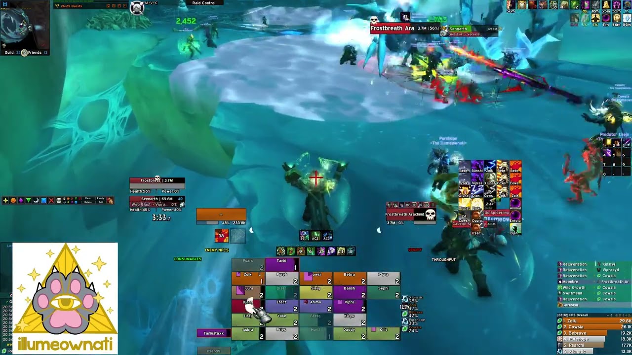 Tier 29 Vault of the Incarnates - Sennarth kill - Normal