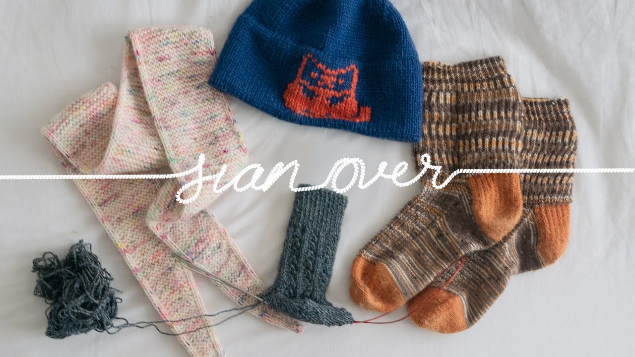 Winter dopamine knitting, self-drafting, breaking my no-buy | podcast ep. 4