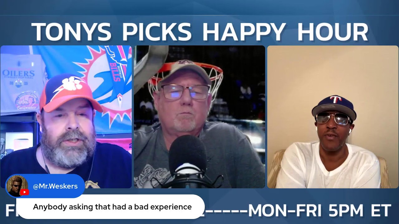 Live NBA NHL NCAAB Picks Tonys Picks Happy Hour Show with Rodd Zawacky 3-18-2025