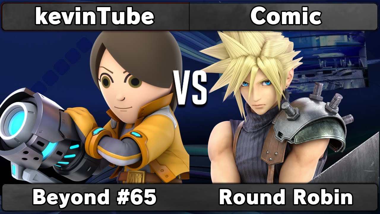kevinTube (Mii Gunner) vs Comic (Cloud) | Round Robin | Beyond #65