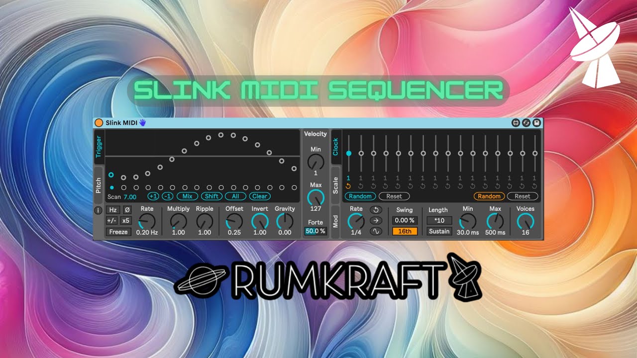 Rumkraft TV - Hypnus Records - Slinky Midi sequencer