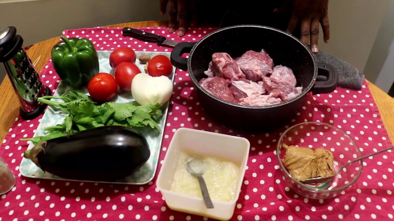 MA RECETTE DE VIANDE DE BŒUF À LA PÂTE D'ARACHIDE À LA CONGOLAISE