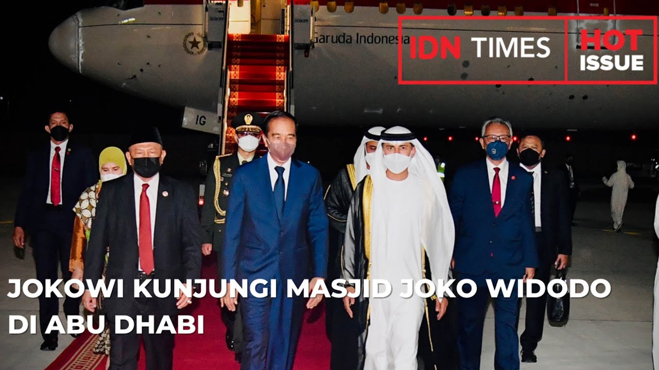 JOKOWI KUNJUNGI MASJID JOKO WIDODO DI ABU DHABI