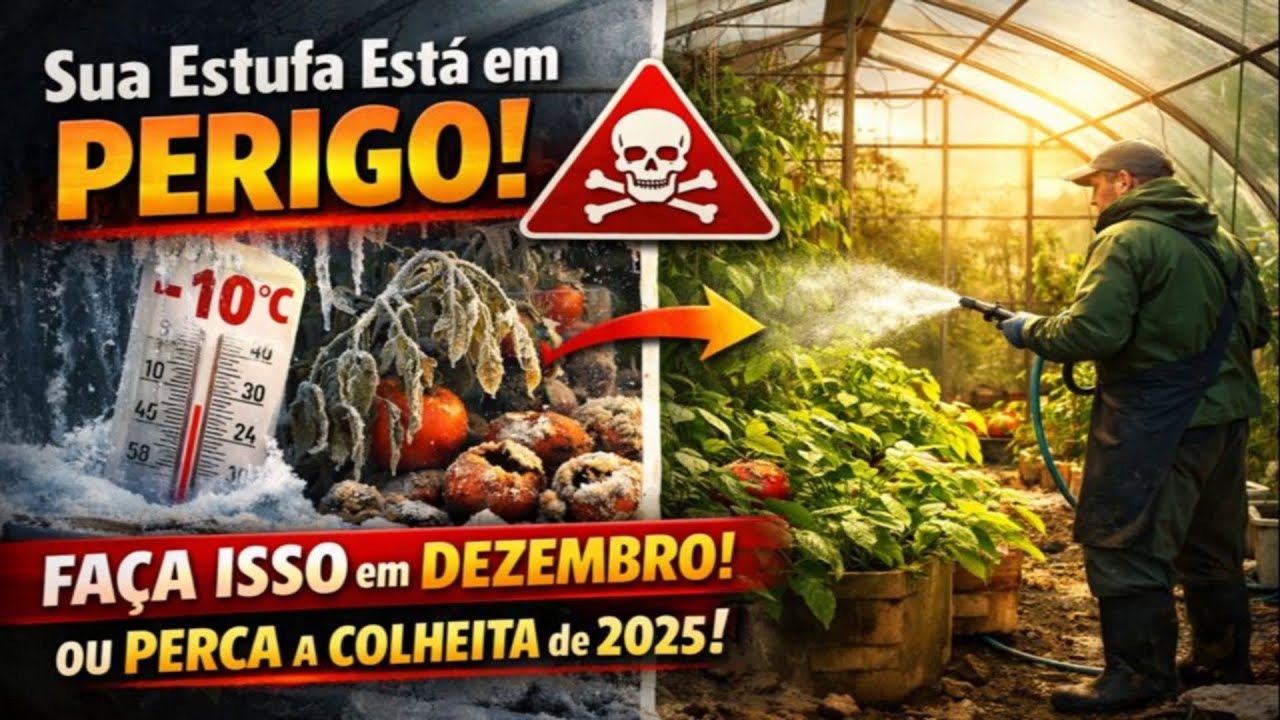 Sua Estufa Está em PERIGO! Faça ISSO em Dezembro ou Perca TODA a Colheita de 2025.