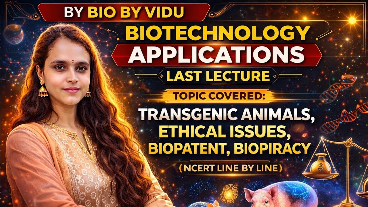 @bio by vidu#BIOTECHNOLOGY APPLICATIONS L=6#transgenic animals#ethical issues#biopatent#biopiracy
