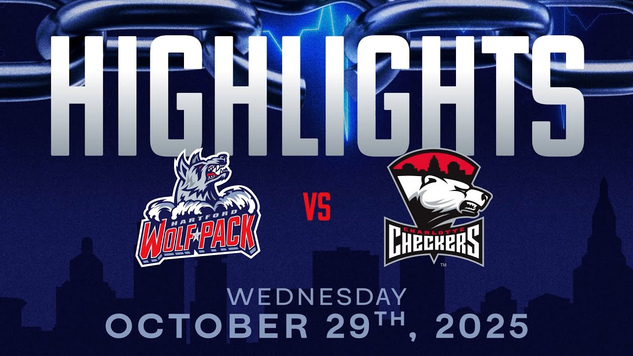 10.29.25 Hartford Wolf Pack vs Charlotte Checkers