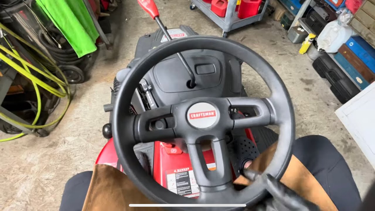 Riding Mower Loose Steering Wheel Fix