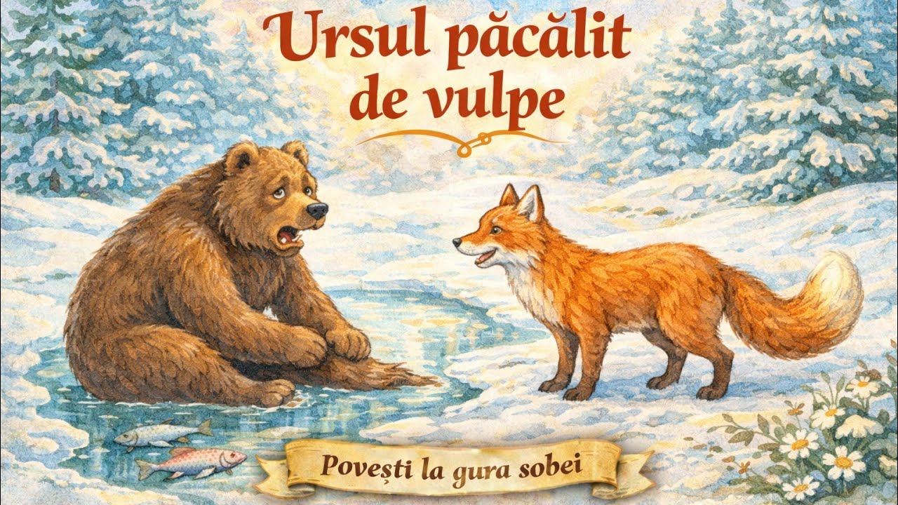 Ursul păcălit de vulpe - Ion Creangă (audio) Povești la gura sobei