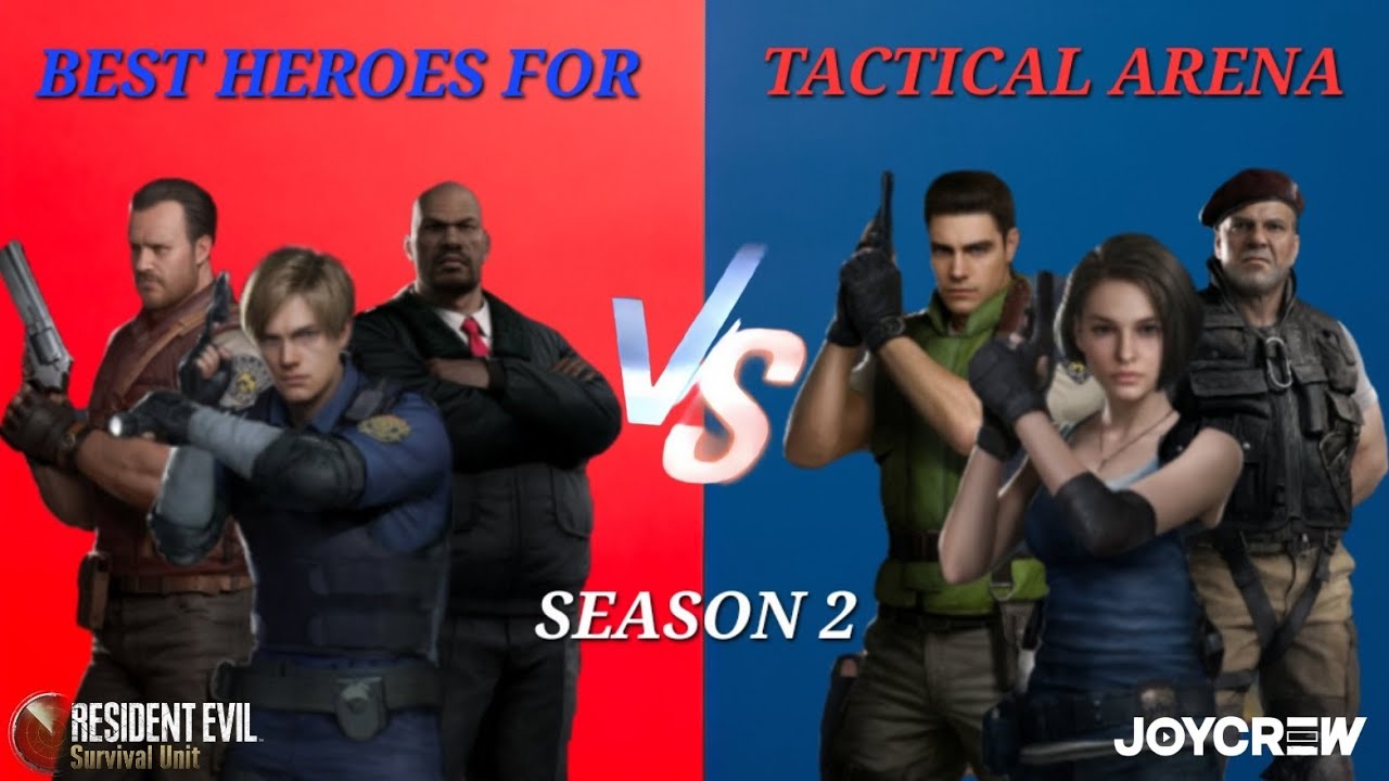 BEST HEROES FOR TACTICAL ARENA SEASON 2 [JOYCREW] Resident Evil Survival Unit 