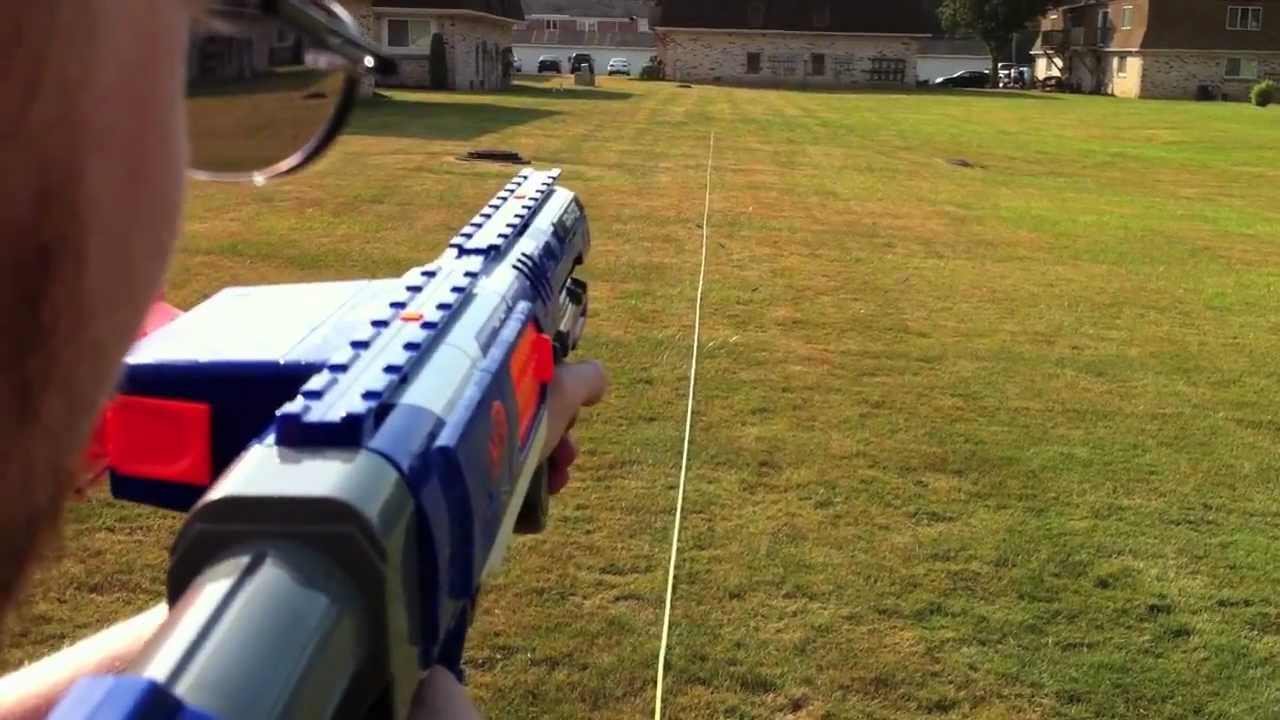 Nerf N-Strike Elite Rampage - Range Test (Stock)