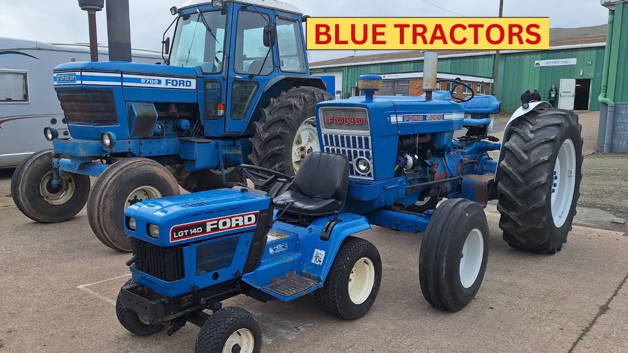 Fordson, Ford, New Holland Tractors at the Tractor World Show 2025 - Blue Tractors